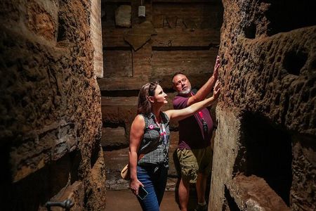 Rome Catacombs & Capuchin Crypts VIP Group Tour with Transfers