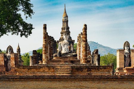 Ayutthaya Glittering Sunset Boat & Top Attraction - Bangkok