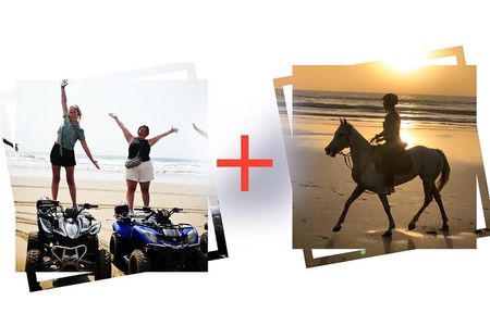 Half Day Quad Bike Adventure and Horse Ride in Taghazout Beach
