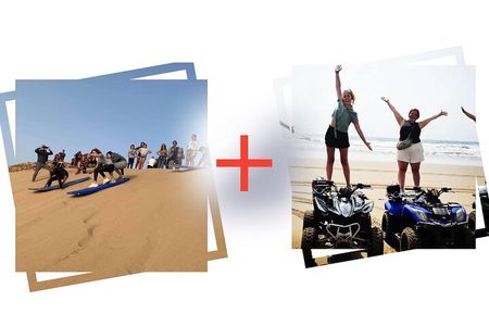  From Agadir or Taghazout Sandboarding And Quad Bike Adventure 