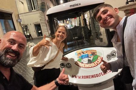 Rome Full Day Private Golf Cart Tour with Hotel Pickup 6 hours