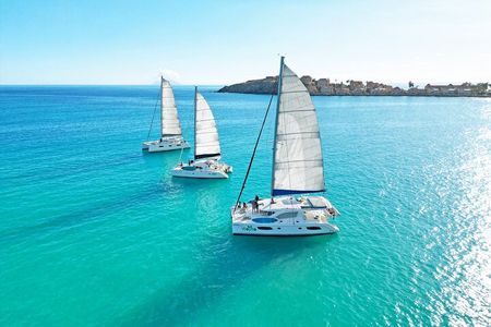 Full Day Shared Catamaran Cruise at Saint Maarten