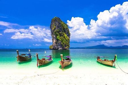 4 Islands One Day Tour by Long Tail Boat
