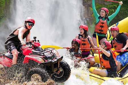 Full Day ATV Quad Bike and White Water Rafting Experience in Bali