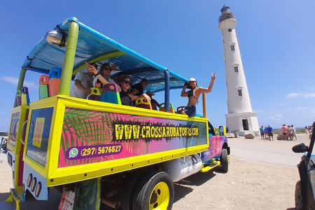 Full Island Safari Tour and Baby Beach by Cross Aruba Tours