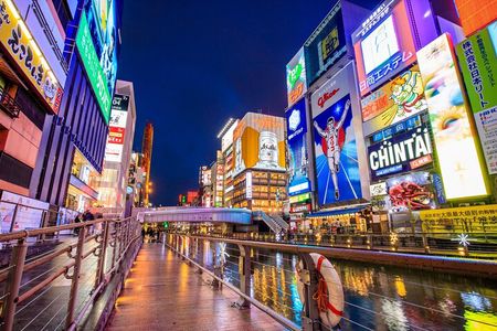 Osaka Nightlife Adventure: Bar Hopping, Shopping and Sightseeing