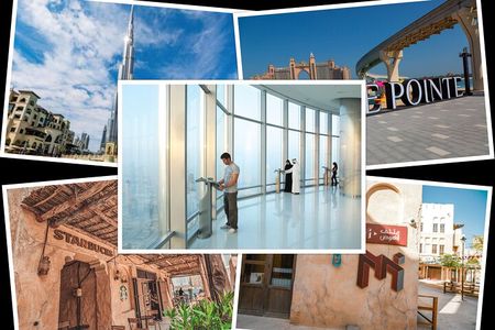Cultural and Modern Dubai Tour: Blue Mosque & Burj Khalifa Visit