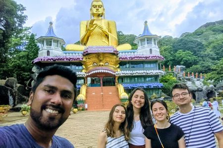 Day Tour Kandy to Sigiriya with Dambulla Cave Temple Excursion