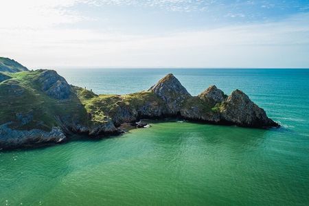 From Cardiff: The Gower - Mumbles, Three Cliffs And Worms Head