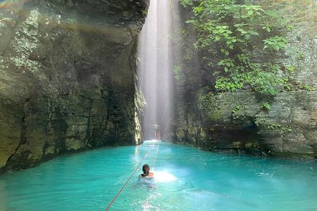 La Leona Waterfall Hike and River Tubing