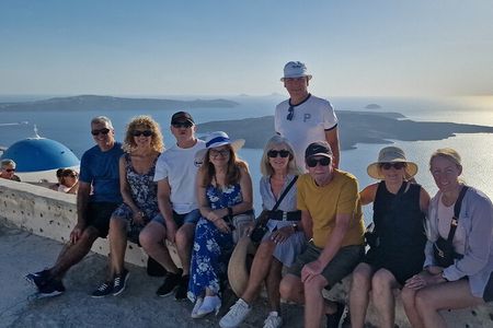 Santorini: 6hr Small Group Shore Excursion Villages & Wine