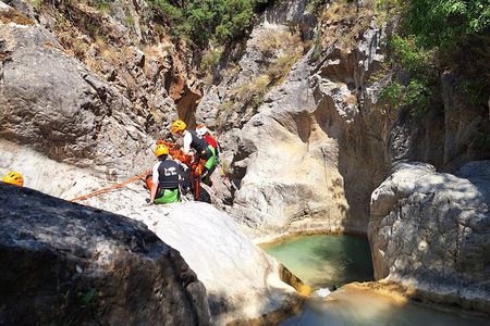 6 Hour Canyoning Experience in Agios Loukas Gorge from Athens