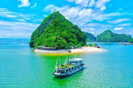  Ha Long Bay Cruise Day Tour-Cave, Kayaking,Ti top island & Lunch