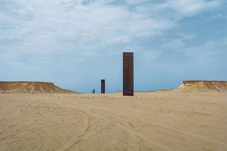 Doha: West Coast Tour , Richard Serra Sculpture, Zekreet