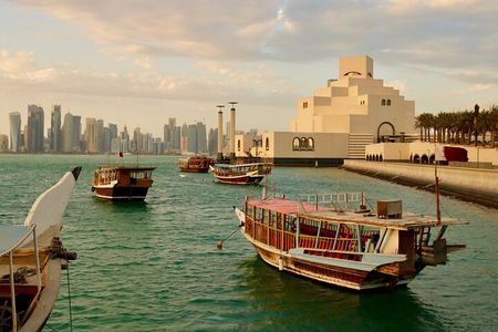 Doha City Tour: Dhow Boat Ride - Private Guide & Private Vehicle.