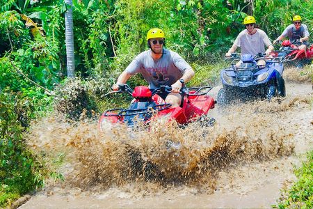 Bali ATV Quad Adventure - Ubud Monkey Forest and Waterfall