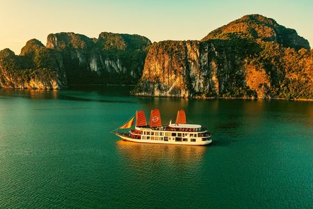 Emperor Cruises Experience 2 Days 1 Night in Halong Bay.