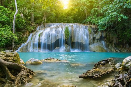 Day Tour Kanchanaburi Erawan Waterfall