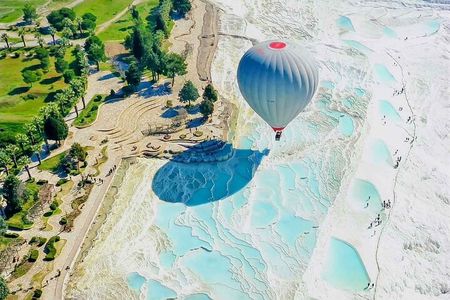 Pamukkale Hot Air Balloon Sunrise Flight, Certificate, Champagne