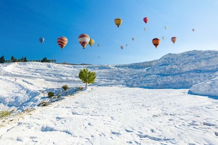Pamukkale : Hot Air Balloon Sunrise Flight w/Transfer 