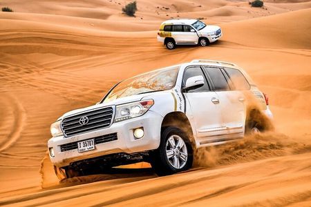 VIP Desert Safari Red Dunes with Camel Ride Fire Shows and BBQ