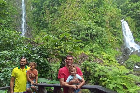 Private Dominica Tour to Trafalgar Falls &Titou Gorge via Minibus