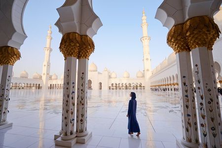 Dubai to Abu Dhabi Day Trip: Grand Mosque, Palace & Etihad Towers