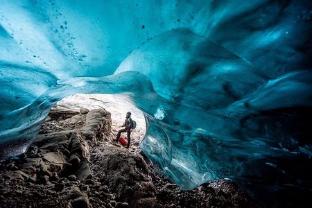 Jökulsárlón: Blue Ice Cave and a Long Glacier Hike