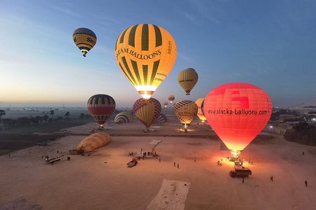 Luxor Sunrise Hot Air Balloon Ride with Hotel Pickup & Transfers