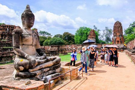 Ayutthaya City Tour and Grand Pearl Cruise from Bangkok 