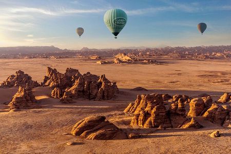 Hegra Sunrise Hot Air Balloon Ride in AlUla