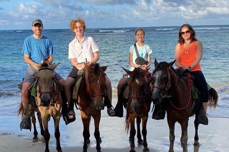 Beach Sunset Horseback Ride in Punta Cana