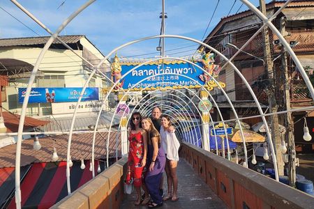 Private Maeklong Railway Market and Amphawa Floating Market Tour.