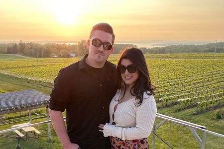 Proposal and Engagement Sunset Wine Tour