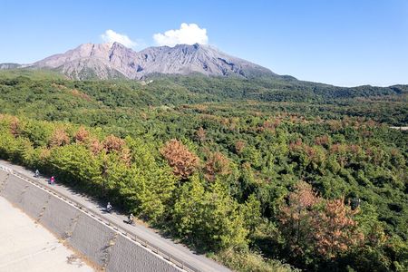Sakurajima Off Limits Trail Journey with E-bike