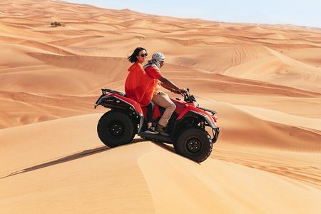 Quad Bike Self-drive & Camel Trekking Experience In Red Dunes Desert 
