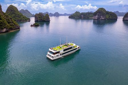 Ha Long Bay Day Tour by 5 Star Heritage Luxury Cruise From Harbor