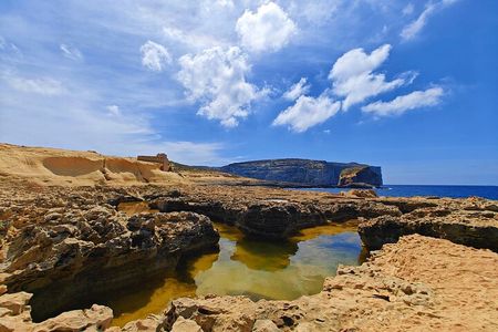 Gozo Full Day visiting Ggantija Temples, Salt Pans, Dwejra