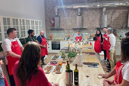 Small-group Immersive Basque Cooking Class in Bilbao with Open Bar