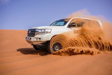 Dubai Desert Safari, BBQ, Live Shows, Camel, Sandboard (7-Hours)