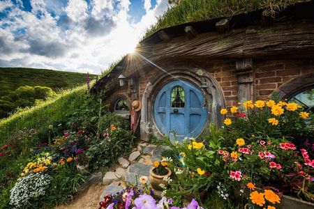 Hobbiton Movie Set Guided Day Tour with Lunch from Auckland