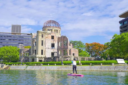 Peaceful SUP Experience on Hiroshima's Serene Rivers