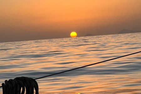 Half day Private Sailing cruise in Santorini island up to 6 pax