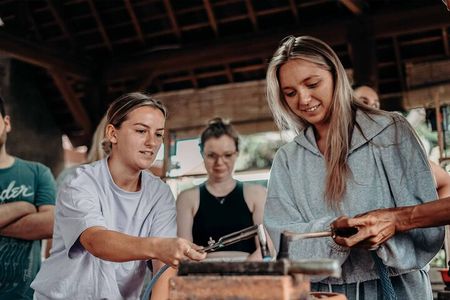 Bali Traditional Silver Class - Making Simple Jewelry Experience 