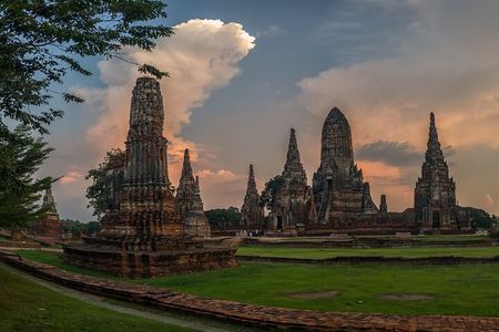 Ayutthaya Heritage Join City Tour with Sunset Boat Ride - Bangkok