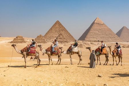 Giza Pyramids Sphinx Memphis and Saqqara Private Tour