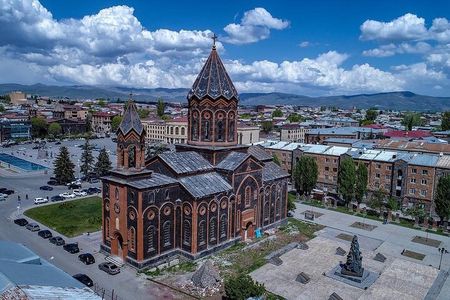Gyumri City tour, Marmashen Monastery and Akhuryan river