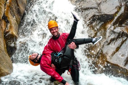 Canyoning in Chamana: 35 Meter Waterfall!