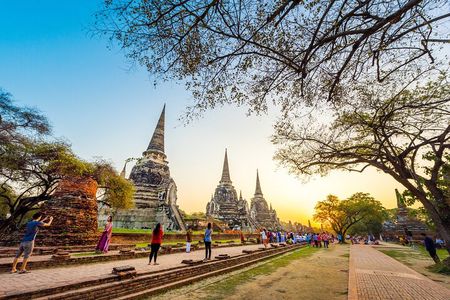 Ayutthaya Sunset Discovery, Boat Ride, Noted Sights, Local Market