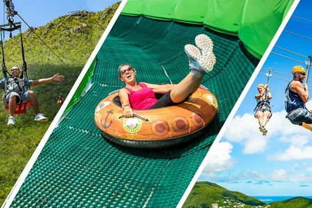 Big three-Full Experience at Rainforest Adventures St Maartin